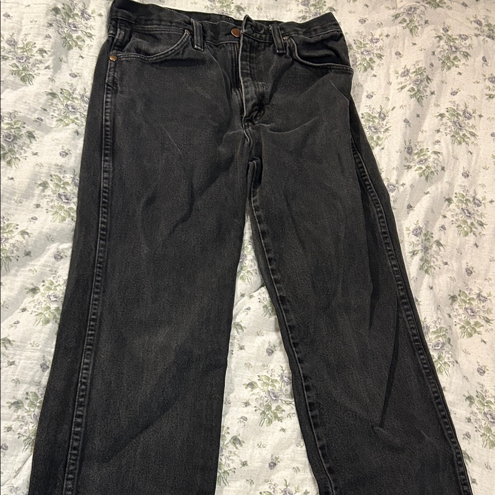 Wrangler Women's Black Straight Leg Jeans